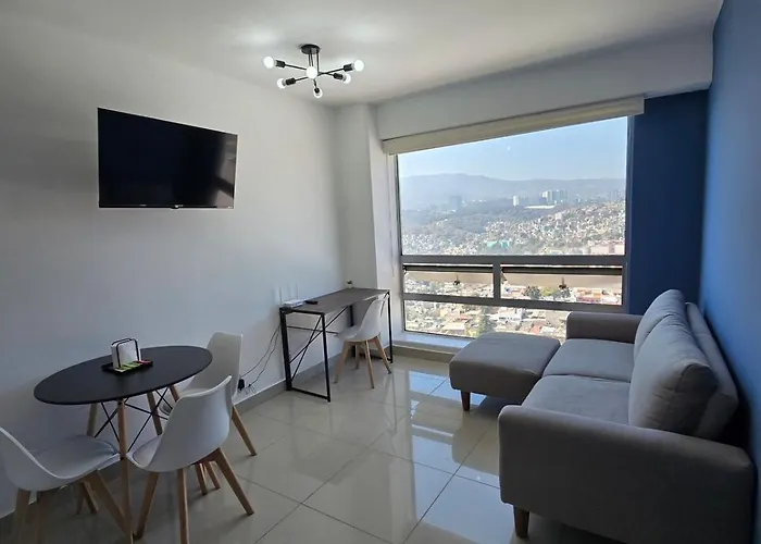 Moderno Depto Cerca De Santa Fe Con Gym Y Vista Increible *